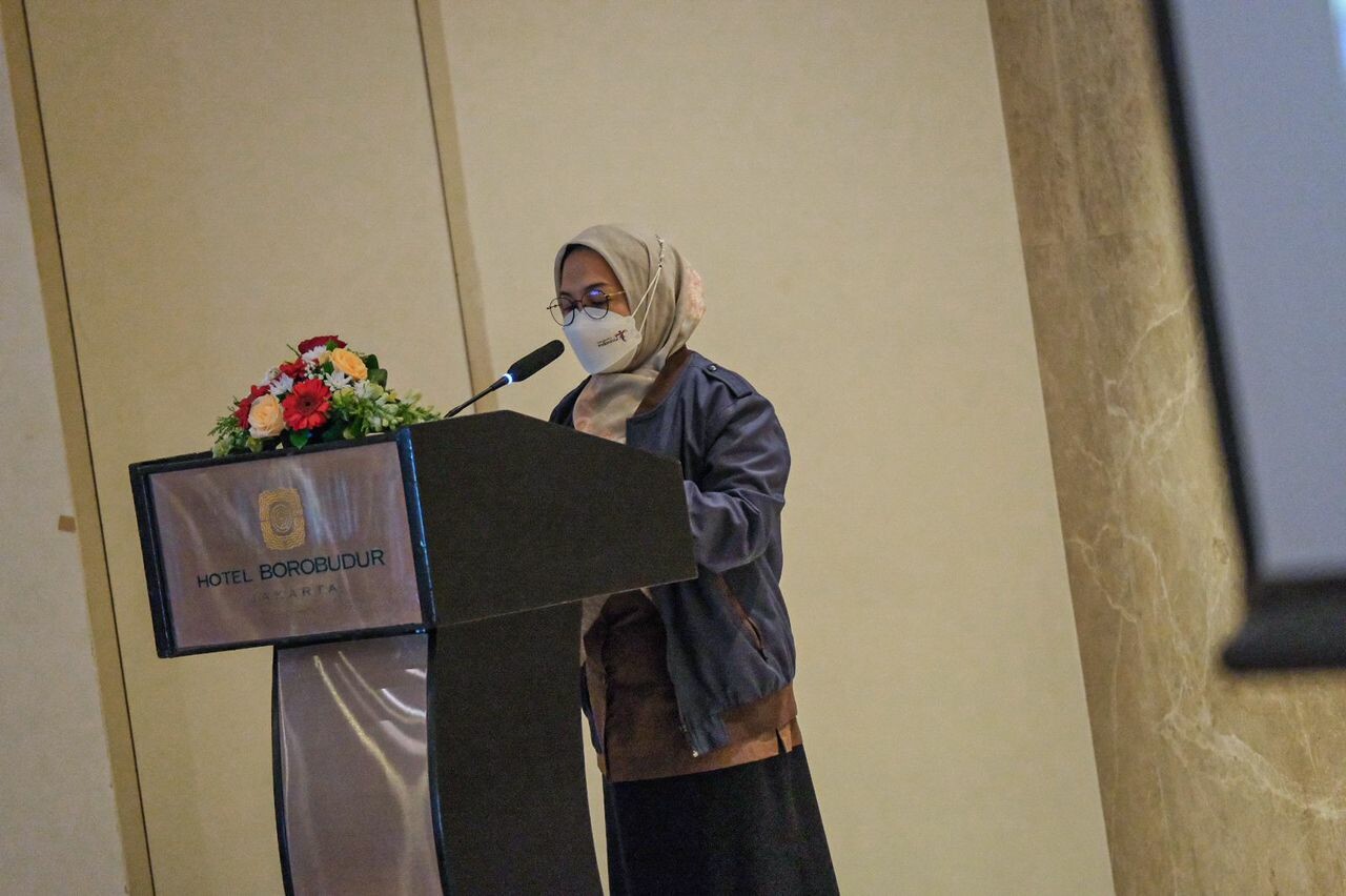 Kepala Biro Umum, Hukum dan Pengadaan Kemenparekraf/Baparekraf Nina Azhari dalam acara "BMN Award 2022", Rabu (30/11/2022) di Hotel Borobudur, Jakarta